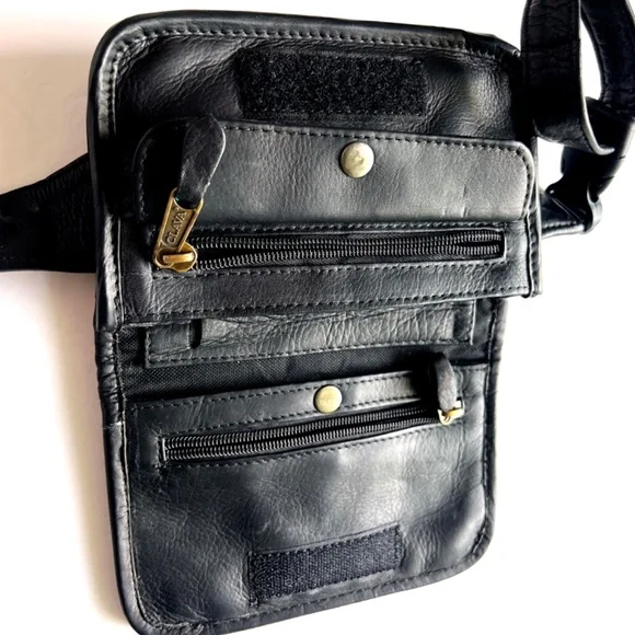 CLAVA LEATHER WALLET WAIST PACK - Summer Travel? Keep it all Together. - Picture 4 of 9